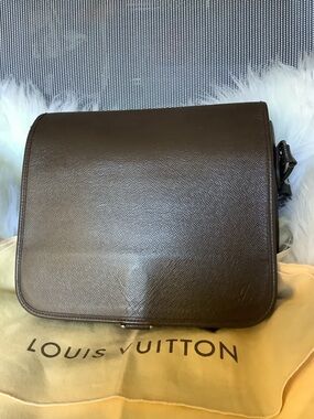 Louis Vuitton Andrei Messenger Bag in Taiga Leather